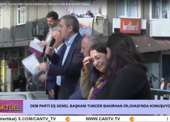 DEM Parti Eş Genel Başkanı Tuncer Bakırhan Dilovası’nda Konuşuyor