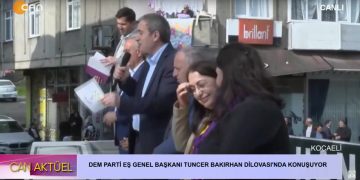 DEM Parti Eş Genel Başkanı Tuncer Bakırhan Dilovası’nda Konuşuyor