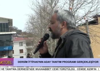Dersim İttifakı’nın Aday Tanıtım Programı Yapılıyor