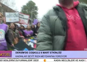 Dersim’de Kadınlar 8 Mart Dünya Emekçi Kadınlar Günü Düzenliyor.