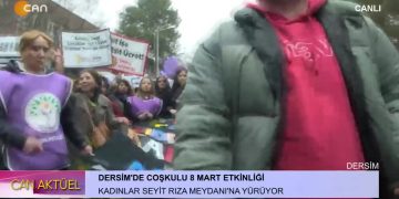 Dersim’de Kadınlar 8 Mart Dünya Emekçi Kadınlar Günü Düzenliyor.