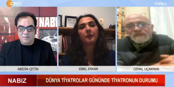 Dünya Tiyatrolar Gününde Tiyatronun Durumu. -Tiyatro Ve Sanatın Toplumsal Önemi. – Abidin Çetin ile Nabız Programının Konukları: Oyuncu Sibel Erkan Ve Tiyatro Oyuncusu Cemal Uçarman.