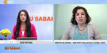 Ezgi Soysal’ın sunduğu Can Aktüel Bu Sabah programının bugünkü konuğu DEM Parti Adalar Belediyesi Eş Başkan adayı Kristin Selekman. 2 Bölüm