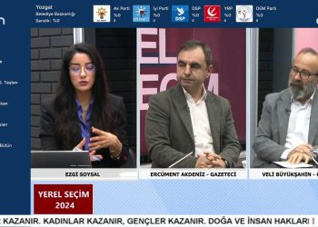 Ezgi Soysal’ın Sunduğu Yerel Seçim 2024 Programının Konuğu Gazeteci Veli Büyükşahin Ve Siyasetçi Ercüment Akdeniz
