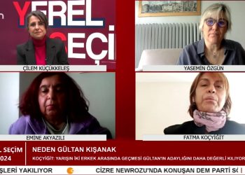 GÜLTAN’LA ANKARA’YA KADINLAR DAYANIŞMAYA – Gültan Kışanak Neden Aday Oldu – Tutsak Alevi Kürt Bir Kadının Adaylığı Ne İfade Ediyor – Çilem Küçükkeleş’in Hazırlayıp Sunduğu Yerel Seçim Programının Bu Haftaki Konukları: Yasemin Özgün, Emine Akyazılı, Fatma Koçyiğit.
