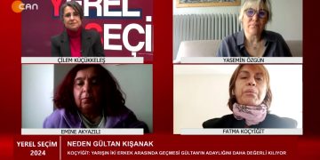 GÜLTAN’LA ANKARA’YA KADINLAR DAYANIŞMAYA – Gültan Kışanak Neden Aday Oldu – Tutsak Alevi Kürt Bir Kadının Adaylığı Ne İfade Ediyor – Çilem Küçükkeleş’in Hazırlayıp Sunduğu Yerel Seçim Programının Bu Haftaki Konukları: Yasemin Özgün, Emine Akyazılı, Fatma Koçyiğit.