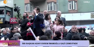 İBB Başkan Adayı Ekrem İmamoğlu Gazi Cemevi’nde