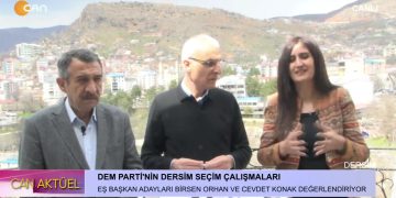 Veli Haydar Güleç’in Sunduğu Yerel Seçim 2024 Programının Bugünkü Konuğu: DEM Parti Dersim Belediye Eş Başkan Adayları Birsen Orhan, Cevdet Konak