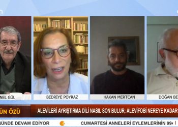 Alevileri Ayrıştırma Dili Nasıl Son Bulur – Zeynel Gül’ün Hazırlayıp Sunduğu Sözün Özü Programının Konukları : Akademisyen Dr. Hakan Mertcan, Akademisyen Prof. Dr. Bedriye Poyraz, Alevi Düşünce Ocağı Başkanı Doğan Bermek.
