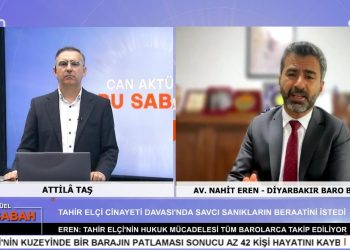 Attilâ Taş’ın sunumuyla Can Aktüel Bu Sabah’ın konukları Diyarbakır Baro Başkanı Av. Nahit Eren ve Kesk Eş Genel Başkanı Ayfer Koçak. 2 Bölüm