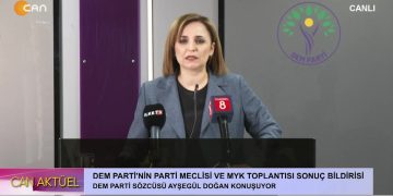 Ayşegül Doğan MYK Toplantısına İlişkin Basın Açıklaması Yapıyor.