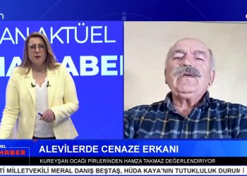 BAF: Saray Soytarısı Gökçek’in İnancımıza Saygısızlığını Kabul Etmiyoruz, – Alevilikte Hakk’a Uğurlama Erkanı, – Gazeteci Pehlivan’dan Cemevi Başkanlığı’nın Çalışmalarına Tepki, – Elif Sonzamancı İle Can Aktüel Ana Haber. Konuk: Kureşan Ocağı Pirlerinden Hamza Takmaz.