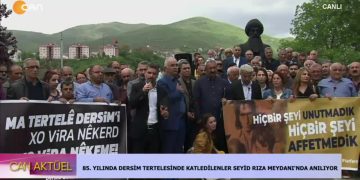 85. Yıldında Dersim Tertelesinde Kadledilenler Seyid Rıza Meydanı’nda Anılıyor…