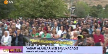 Dersim Bölgesel Çevre Mitingi 3, CANLI