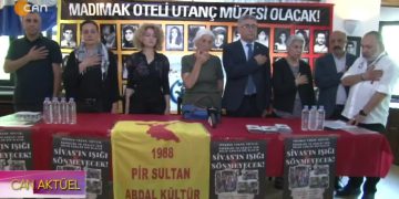 Madımak Oteli Utanç Müzesi Olacak –  Alevi kurumları Ankara’da basın açıklaması yapıyor