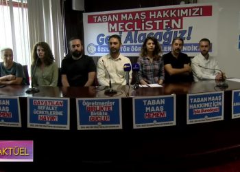 -Ankara TÜMBEL-SEN’de Öğretmenler Taban Maaş Hakları İçin Basın Açıklaması Yapıyor.