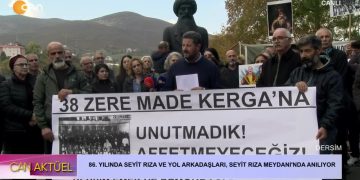 86. Yılında Seyit Rıza ve Yol Arkadaşları Dersim’de Seyit Rıza Meydanında Anılıyor.