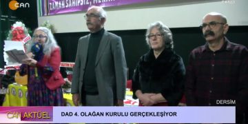 DAD 4. Olağan Kurulu Gerçekleşiyor – Dersim – CANLI