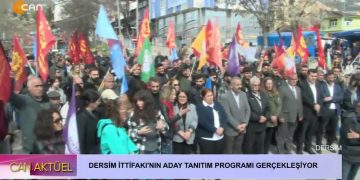 Dersim İttifakı’nın Aday Tanıtım Programı Yapılıyor