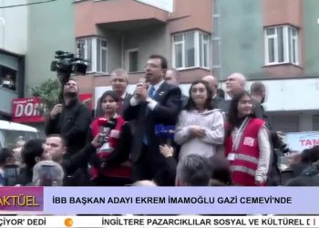 İBB Başkan Adayı Ekrem İmamoğlu Gazi Cemevi’nde