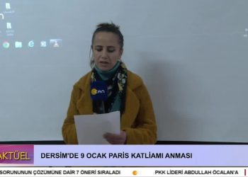 Dersim’de, Paris Katliamı Anması.