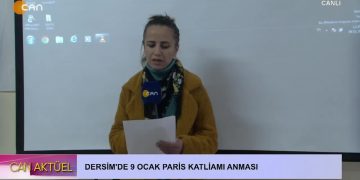 Dersim’de, Paris Katliamı Anması.