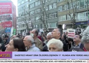 Hrant Dink Katledildiği Yerde Anılıyor..