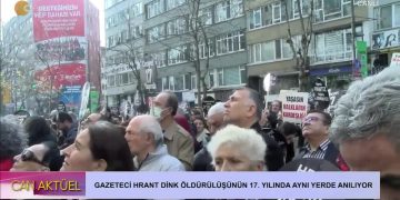 Hrant Dink Katledildiği Yerde Anılıyor..