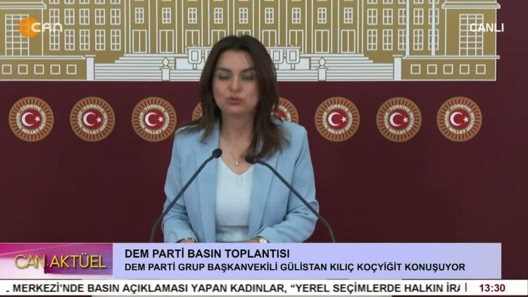 DEM Parti Grup Başkanvekili Güllistan Kılıç Koçyiğit Konuşuyor.