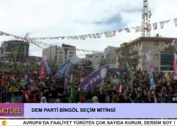 Dem Parti Bingöl Seçim Mitingi
