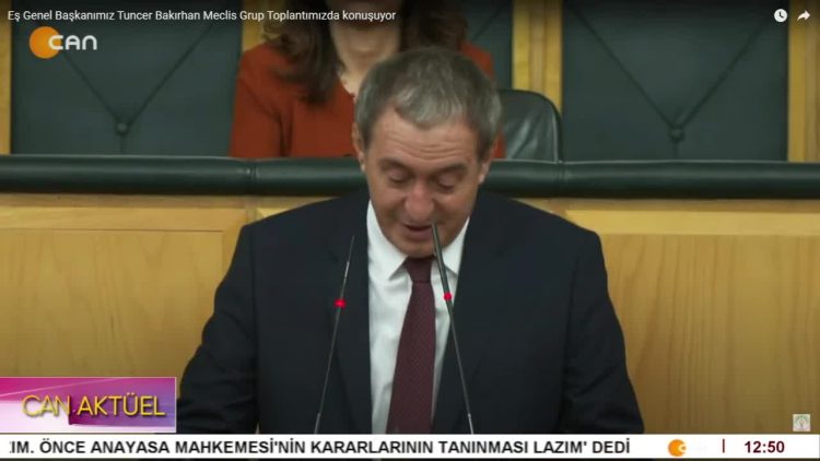 DEM Parti Grup Başkanvekili Tuncer Bakırhan Konuşuyor.