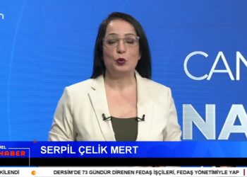 İsrail – Filistin Çatişması 15. Gününde –
Türkiye’nin Kuzey ve Doğu Suriye’ye Yönelik Saldırıları Sürüyor, – 
FEDA Ara Dönem Toplantısı Düzenledi, 
 Serpil Çelik Mert ile Can Aktüel Ana Haber’de