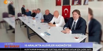 Ezgi Soysal ile Can Aktüel Bu Sabah programının 5 Aralık salı günü konuğu: Hubyar Sultan Alevi Kültür Derneği Başkanı Aydın Deniz.