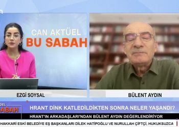 Ezgi Soysal’ın Sunduğu Can Aktüel Bu Sabah  Programının Bugünkü Konuğu, Hrant’ın Arkadaşları’ndan Bülent Aydın