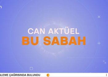 Ezgi Soysal’ın sunduğu Can Aktüel Bu Sabah programının bugünkü konukları
▪️Ekoloji Birliği Eşsözcüsü Güner Yalınç
▪️DEM Parti İzmir Milletvekili İbrahim Akın
▪️AABK Onursal Başkanı Mehmet Ali Çankaya
