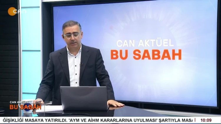 Attilâ Taş’ın sunumuyla Can Aktüel Bu Sabah’ın konukları Diyarbakır Baro Başkanı Av. Nahit Eren ve Kesk Eş Genel Başkanı Ayfer Koçak.