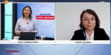 Dilek Odabaş Bakır ile Gün Ortası Programı’nın Konukları Yeşil Sol Parti İstanbul Milletvekili Adayı Turgut Öker, Antalya Milletvekili Adayı Canan Canan Çalağan Can Tv’de.(2)