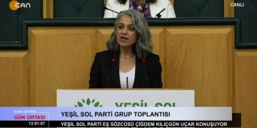Yeşil Sol Parti Grup Toplantısı, Veli Haydar Güleç ile Gün Ortası Can Tv de. Konuk: Faruk Eren, Medine Meral.