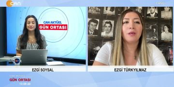 Ezgi Soysal ile Can Aktüel Gün Ortası programının 21 Eylül Perşembe günü konukları: 
Gazeteci Sinan Aygül, 
PSAKD Örgütlenme Ezgi Türkyılmaz. 2. Bölüm