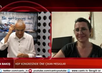 HDP Kongresinde öne çıkan mesajları,6’lı Masa Toplantılarını ve 29. Yılında Sivas Madımak’ı konuşuyoruz.Veli Haydar Güleç , Çilem Küçükkeleş ve Ali Kenanoğlu ile Can’dan Bakış Can TV’de..