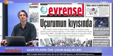 Çilem Küçükkeleş’in sunumuyla Can Aktüel Bu Sabah programı Can Tv’de.