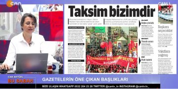 Çilem Küçükkeleş’in sunumuyla Can Aktüel Bu Sabah programı Can Tv’de.