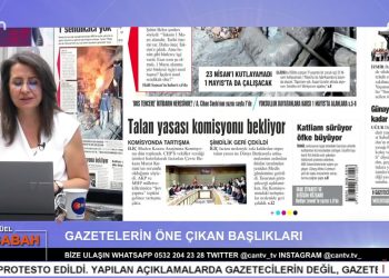 Çilem Küçükkeleş’in sunumuyla Can Aktüel Bu Sabah programı Can Tv’de.