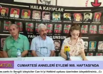 Cumartesi Anneleri Eylemi 905. Haftası’nda..