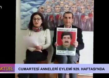 Cumartesi Anneleri Eylemi 929. Haftası’nda..