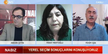 DEM Parti’nin Yerel Seçim Sonuçları Nasıl Okumalı- İktidarın Kayyım Politikaları Devam Edecek mi?- Kobani Davasında Karar 17 Nisan’da Açıklanacak– Abidin Çetin ile Nabız Programının Konukları: SYKP Eş Genel Başkanı Feray Mertoğlu Ve Gazeteci Fehim Işık