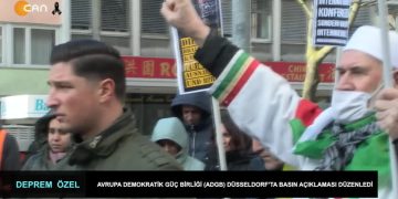 Avrupa Demokratik Güç Birliği (ADGB) Düsseldorf’ta Basın Açıklaması Düzenledi.