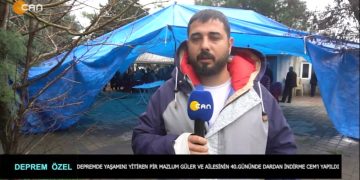 Depremde yaşamını yitiren pir Mazlum Güler ve ailesinin kırkı ve dardan indirme cemi yapıldı…