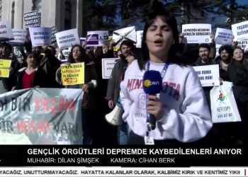 Gençlik Örgütleri Şubat depremini Anıyor.
