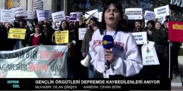 Gençlik Örgütleri Şubat depremini Anıyor.